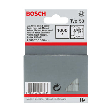 Bosch Staple, type 53 11,4 x 0,74 x 10 mm, 1000 pc - image 01