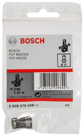 Bosch Collet without locking nut 1/4" - 0