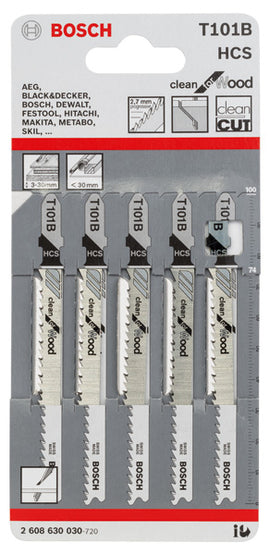 Jigsaw blade T 101 B 5pc - 0