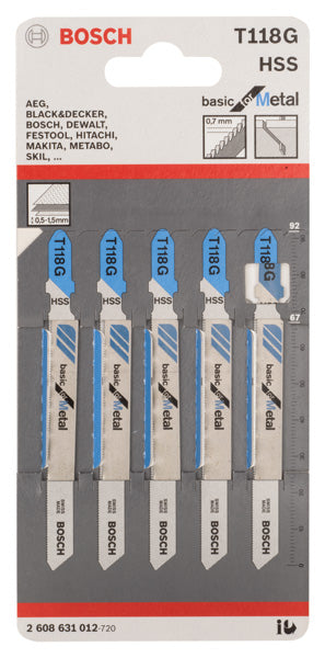 EXPERT Hardwood 2-side clean T308BFP Jigsaw Blade, 3 pcs