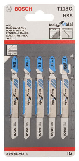 EXPERT Hardwood 2-side clean T308BFP Jigsaw Blade, 3 pcs - 0