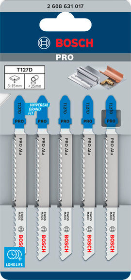 PRO Alu T127D Jigsaw Blade, 100 mm, 5 pcs - 0