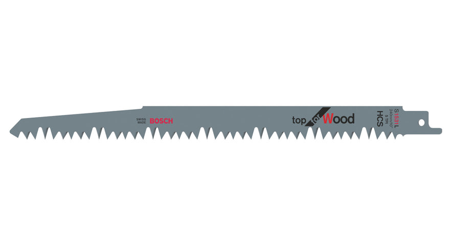Reciprocating saw blade S 1531 L
 240x19x1.5, 2 pc