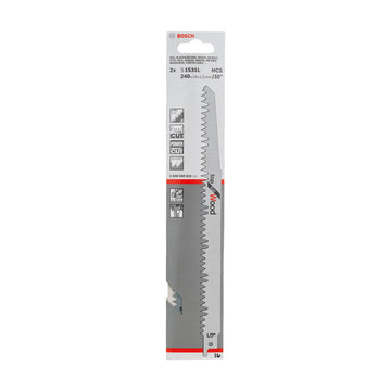 Reciprocating saw blade S 1531 L
 240x19x1.5, 2 pc - image 02