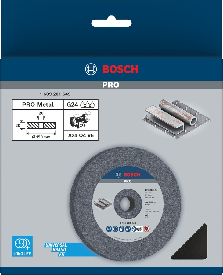 Grinding wheel for GBG 35-15, 150 mm, 32 mm, 24 - 0