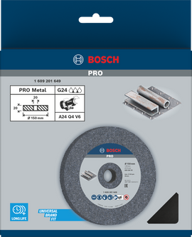 Grinding wheel for GBG 35-15, 150 mm, 32 mm, 24 - 0