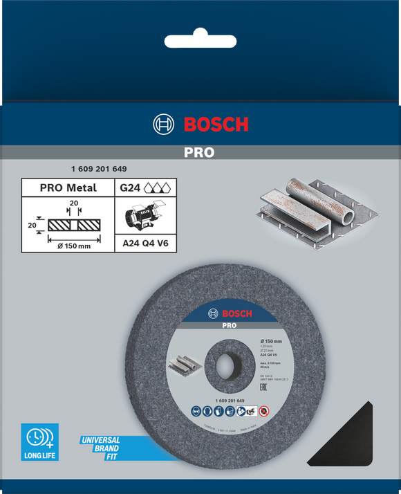 Grinding wheel for GBG 35-15, 150 mm, 32 mm, 24