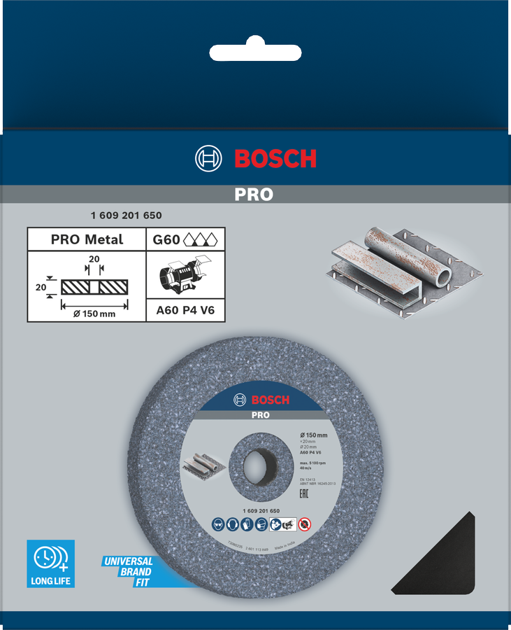 Grinding wheel for GBG 35-15, 150 mm, 32 mm, 60 - 0