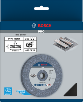 Grinding wheel for GBG 35-15, 150 mm, 32 mm, 60 - 0