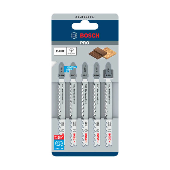 PRO Hardwood fast T144DF Jigsaw Blade, 100 mm, 5 pcs - image 02