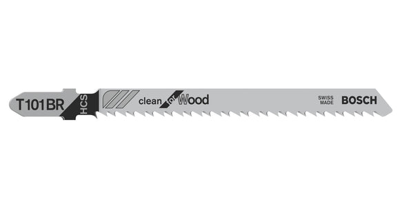 Jigsaw blade T 101 BR 
5 pc (clean surface)