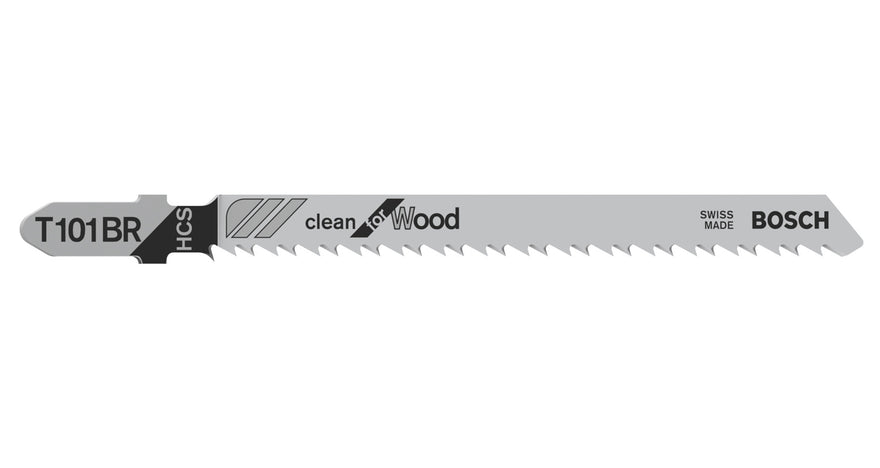 Jigsaw blade T 101 BR 
5 pc (clean surface)