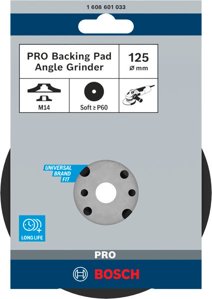 Backing pad 125 mm, 12 500 rpm
