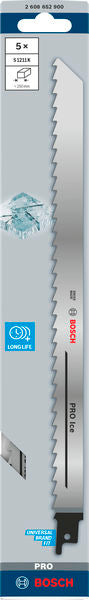 PRO Thick Metal Demolition S1130CF Blade, 1.6 x 22 x 225 mm, 5 pcs - 0