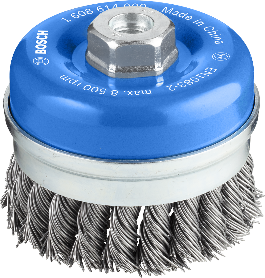 PRO Metal heavy Cup Brush, 90 x 0.8 mm, Thread