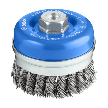 PRO Metal heavy Cup Brush, 90 x 0.8 mm, Thread - image 01