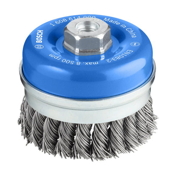 PRO Metal heavy Cup Brush, 90 x 0.8 mm, Thread - image 01