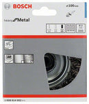 PRO Metal heavy Cup Brush, 100 x 0.8 mm, Thread-2