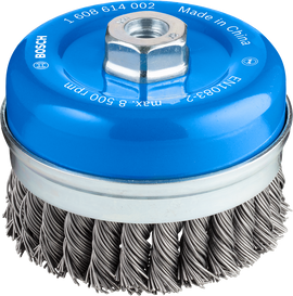 PRO Metal heavy Cup Brush, 100 x 0.8 mm, Thread