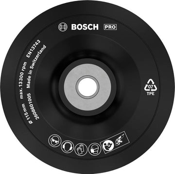 Backing pad 115 mm, 13 300 rpm