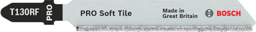 PRO Soft Tile T130RF Jigsaw Blade, 83 mm, 3 pcs