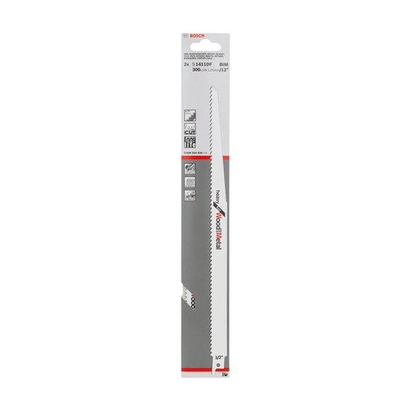 Reciprocating saw blade S 1411 DF
 300x19x1.25, 2 pc - image 02