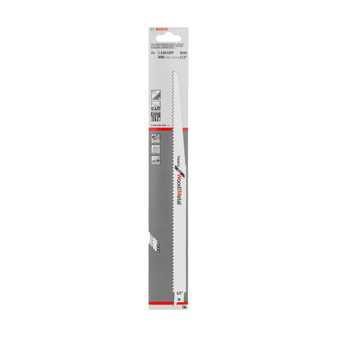 Reciprocating saw blade S 1411 DF
 300x19x1.25, 2 pc - image 02