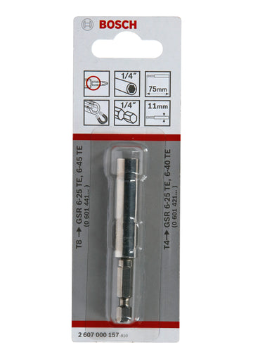 Bosch Universal holder 1/4", 75 mm, 11 mm with magnet - 0