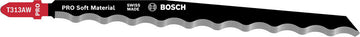 PRO Soft Material T313AW Jigsaw Blade, 152 mm, 3 pcs