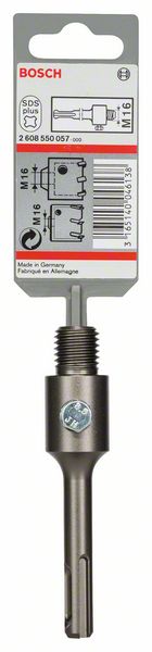 SDS-plus shank for core cutters with M16, 8 mm, 105 mm - 0