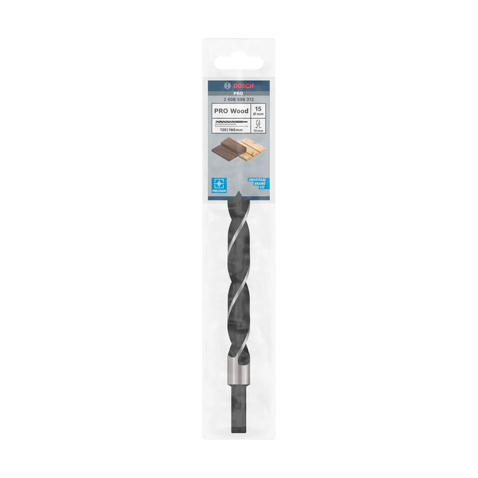 PRO Wood Brad Point Drill Bit, 15 x 120 x 160 mm - image 02
