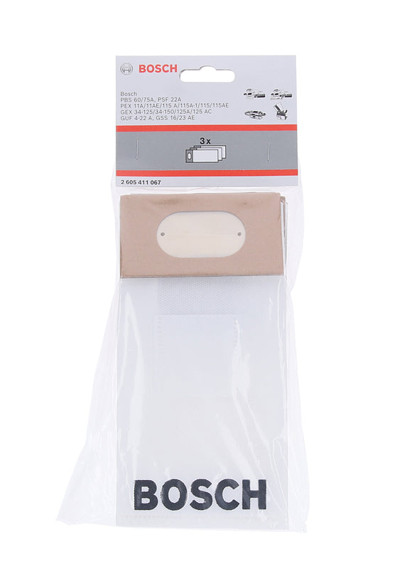Bosch Paper Dust Bag PEX, GEX, PSS, GSS, PBS, PSF, GUF