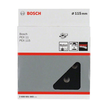 Sanding pad medium-hard for random orbital sanders, 115 mm - image 02