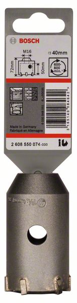 PRO SDS plus-5 Core Cutter, 40 x 50 x 72 mm - 0