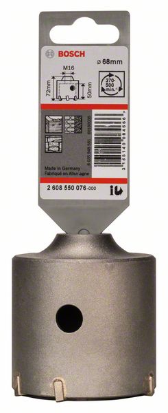 SDS-plus-9 core cutter 68 x 50 x 80, 6 - 0