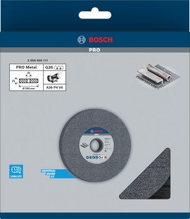 PRO Metal Grinding Wheel, 200 x 25 x 32 mm, G36 - 0