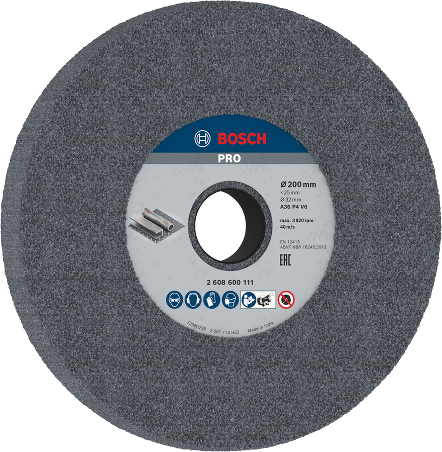 PRO Metal Grinding Wheel, 200 x 25 x 32 mm, G36