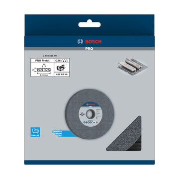 PRO Metal Grinding Wheel, 200 x 25 x 32 mm, G36 - image 02
