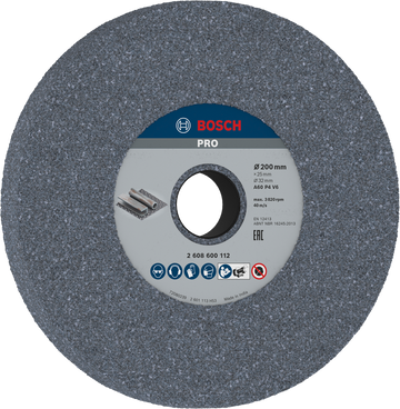 PRO Metal Grinding Wheel, 200 x 25 x 32 mm, G60