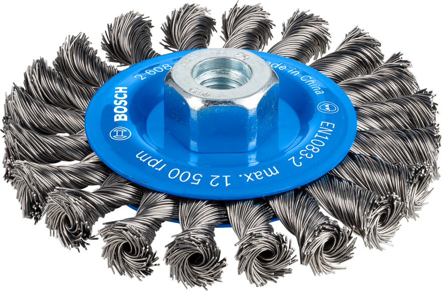 PRO Metal heavy Wire Wheel, 115 x 0.5 mm, Thread