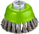 PRO Stainless Steel heavy Cup Brush, 75 x 0.5 mm, Thread-1