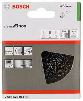 PRO Stainless Steel clean Cup Brush, 65 x 0.3 mm, Thread - 0