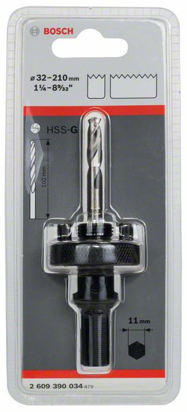 Hexagon socket adapter 5/8" - 18 UNF, 32-210 mm