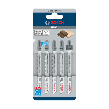 PRO Hardwood clean reverse T101BRF Jigsaw Blade, 100 mm, 5 pcs - image 02