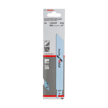 Reciprocating saw blade S 922 EF
 150x19x0.9, 2 pc - image 02
