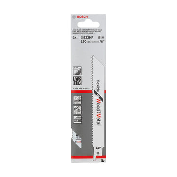 Reciprocating saw blade S 922 HF
 150x19x0.9, 2 pc - image 02