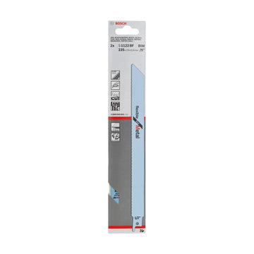 Reciprocating saw blade S 1122 BF
 225x19x0.9, 2 pc - image 02