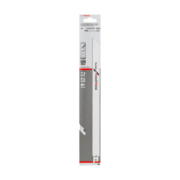 Reciprocating saw blade S 1222 VF
 300x19x0.9, 2 pc - image 02