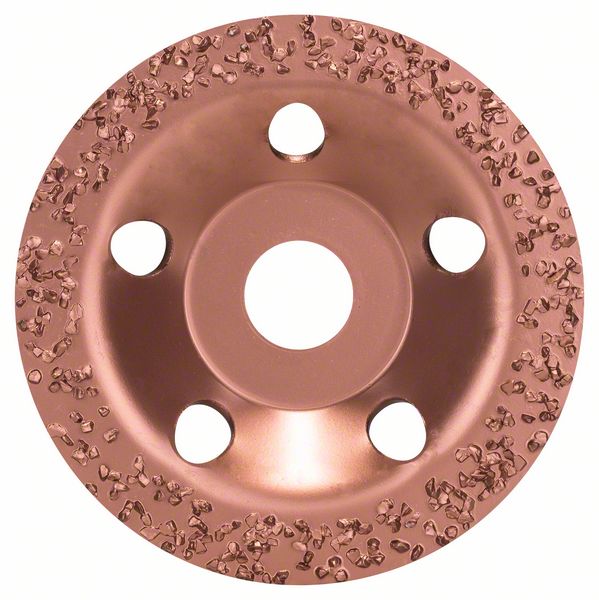 Tungsten carbide grinding head 115 x 22,23 mm, coarse, flat