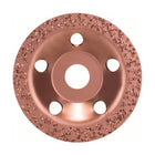 Tungsten carbide grinding head 115 x 22,23 mm, coarse, flat - image 01